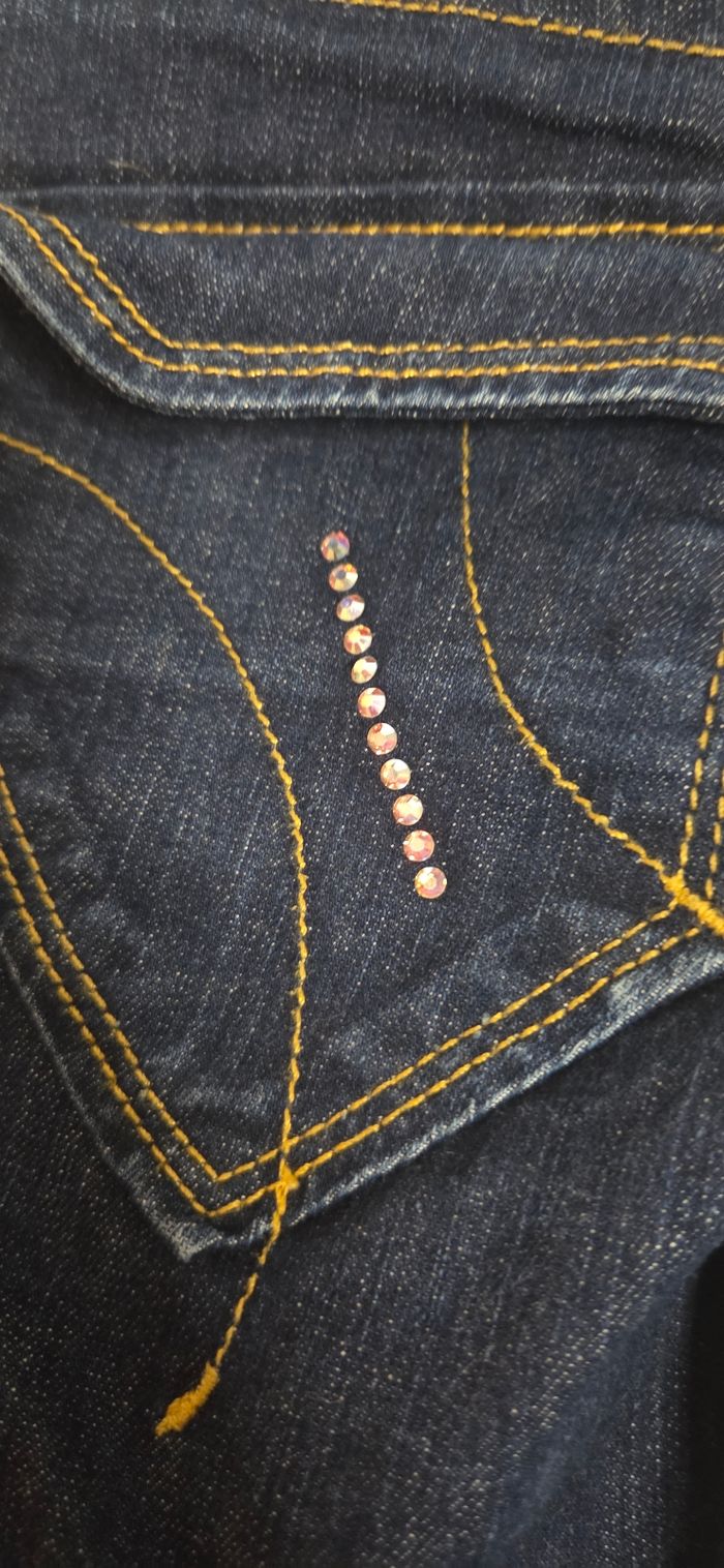 Jean Fornarina Bayley 👖 taille 28 / 36-38 – coupe slim bootcut – denim foncé – excellent état - photo numéro 6