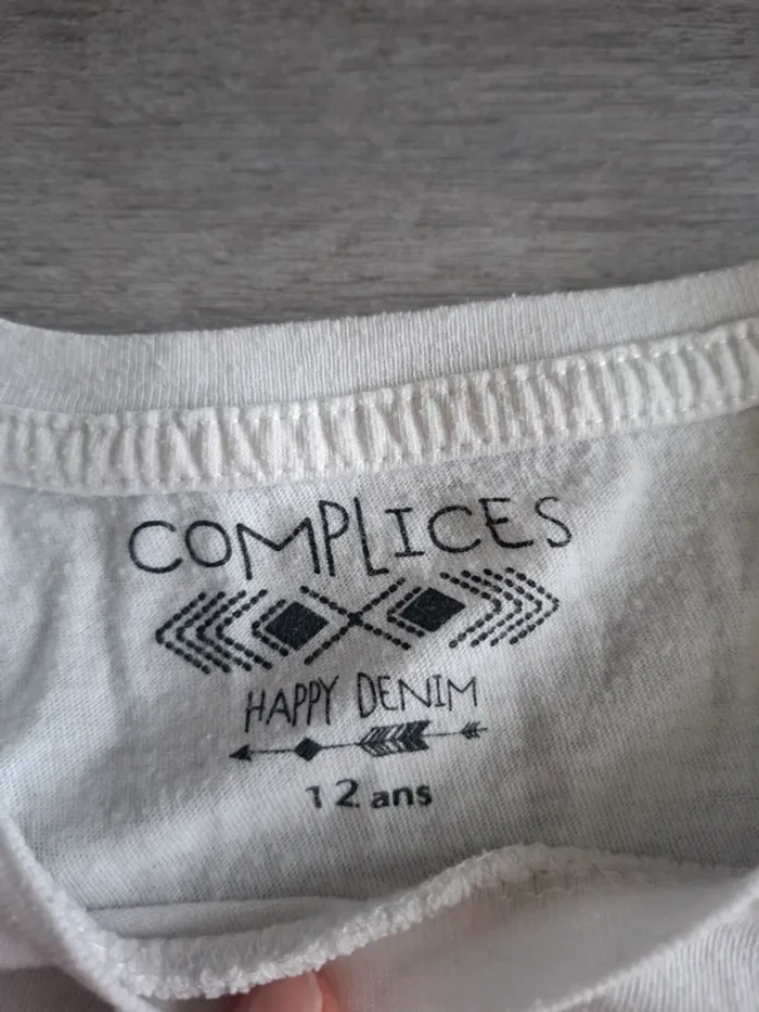 T-shirt complice taille 12 ans - photo numéro 2