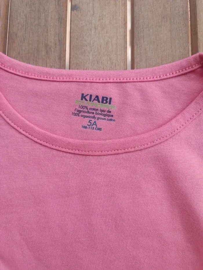 Tee shirt uni manches longues 5 ans - photo numéro 2
