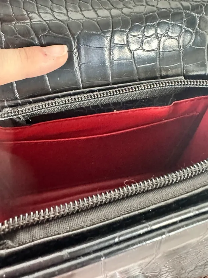 Sac faux cuire noir - photo numéro 5
