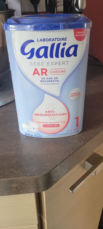 Lait gallia AR à la caroube neuf
