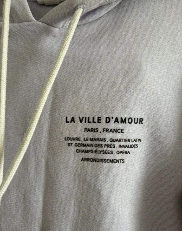 Sweat à capuche lilas - photo numéro 2