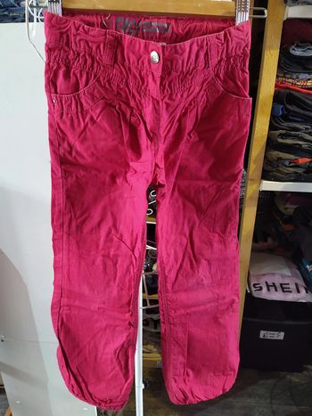 pantalon doublé rouge
