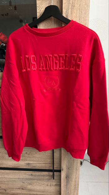 Sweat rouge kiabi