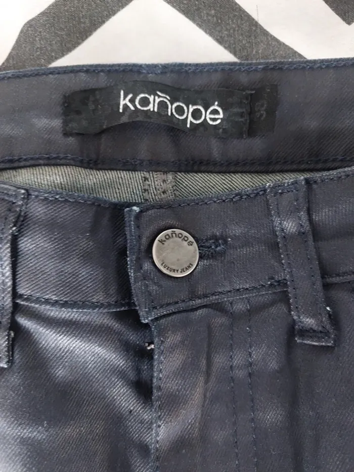 Jean's enduit "Kanopé" coton - photo numéro 7