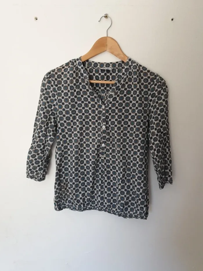 Blouse motifs bohème A1237