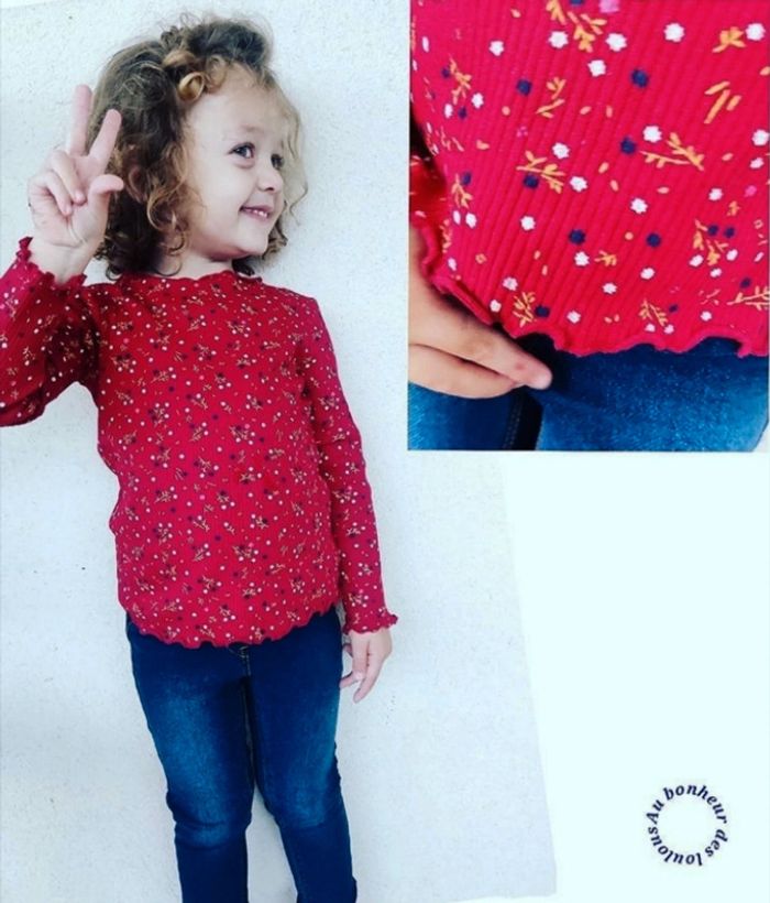 4 ans ensemble teeshirt côtelé dpam et jegging kiabi