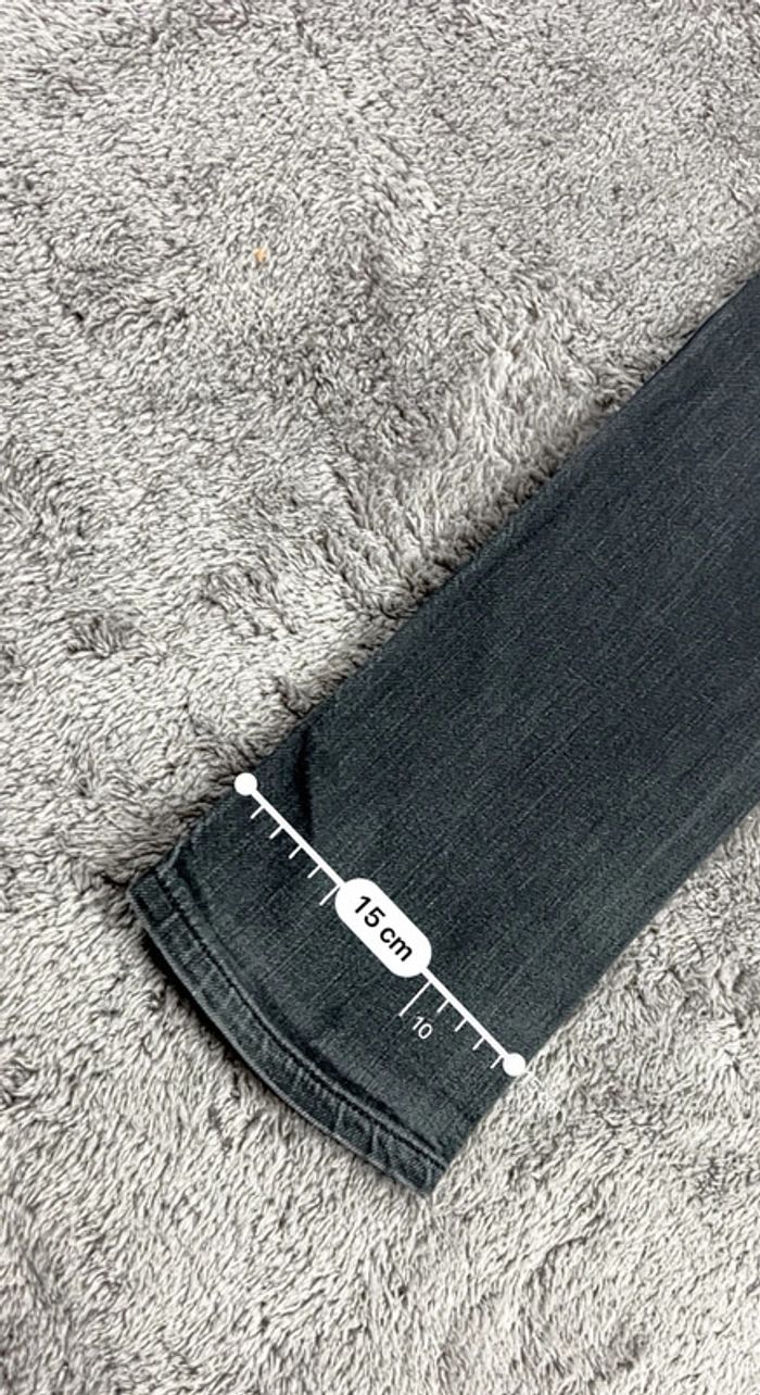 Jean slim Diesel effet délavé noir – Taille XS - photo numéro 6