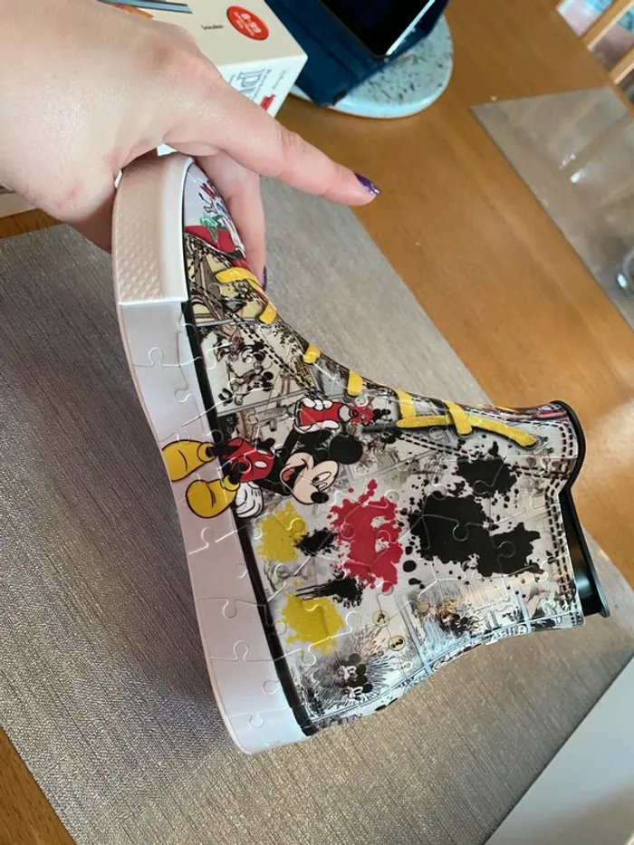 Puzzle 3D sneaker Mickey mouse - photo numéro 2