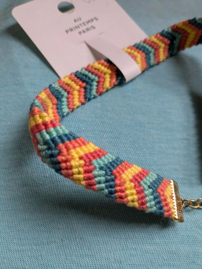 Collier brésilien ras de cou  au printemps paris - photo numéro 2