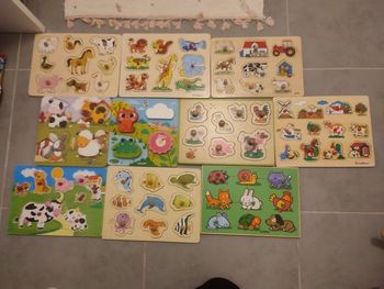 Lot de puzzle en bois