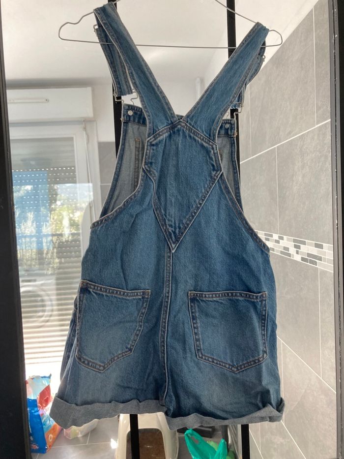 Combi short en jean - photo numéro 4