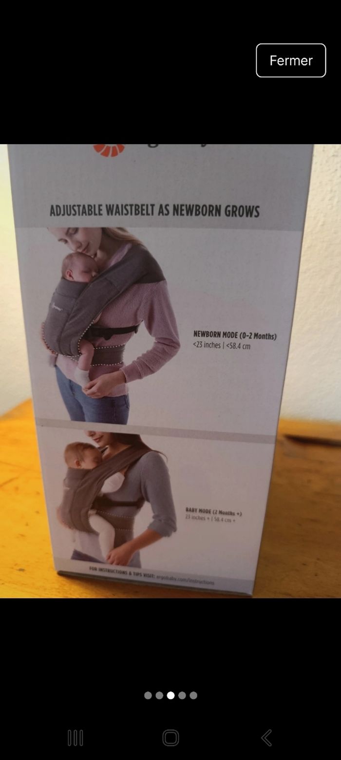 Porte bebe ergobaby embrace - photo numéro 2