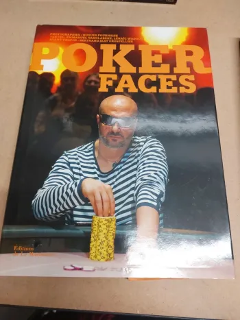 Gros livre poker faces en très bon état