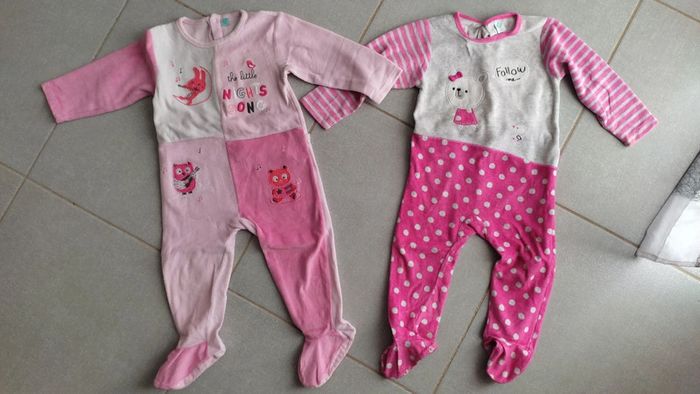 Lot de 2 pyjamas chauds Tex T.23M - photo numéro 2