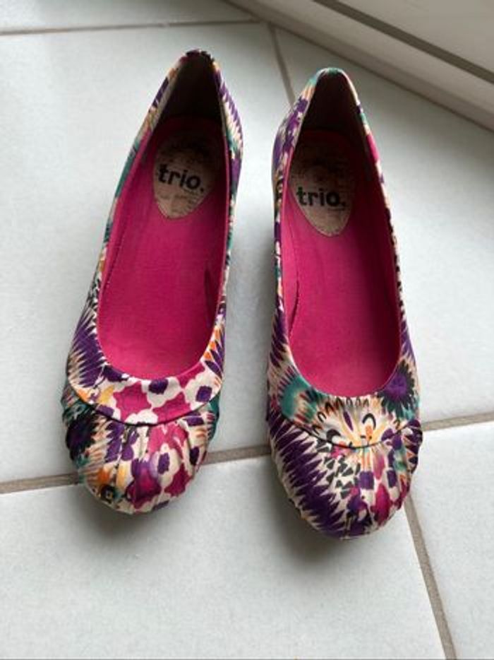 Magnifiques chaussures à talon Trio shorts 38 neuves