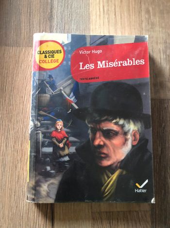 Livre classique Les Misérables texte abrégé