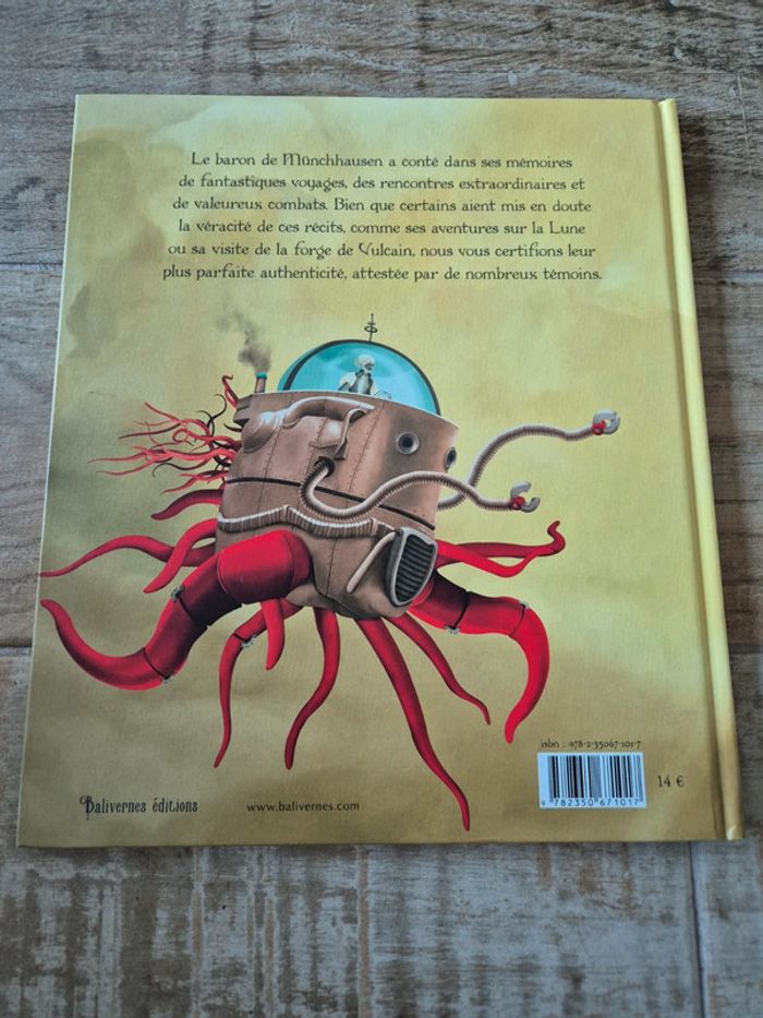 Livre les surprenantes et extraordinaires aventures du Baron de Munchhausen - photo numéro 2