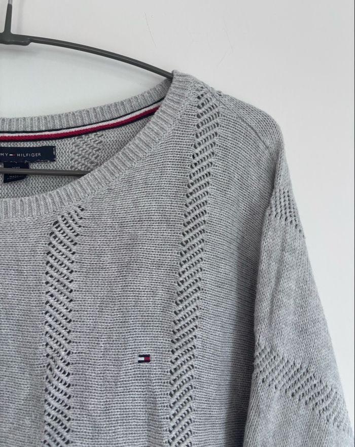 🩶 Pull femme Tommy Hilfiger Taille XXL - 100% coton - photo numéro 2