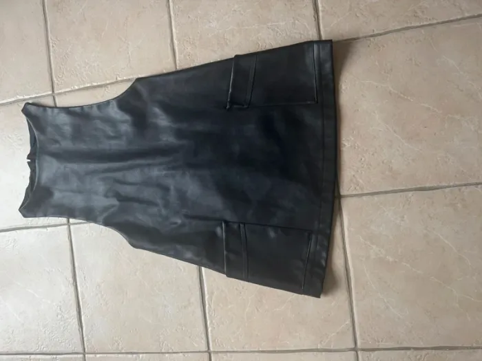 Robe Zara simili cuir fille - photo numéro 7