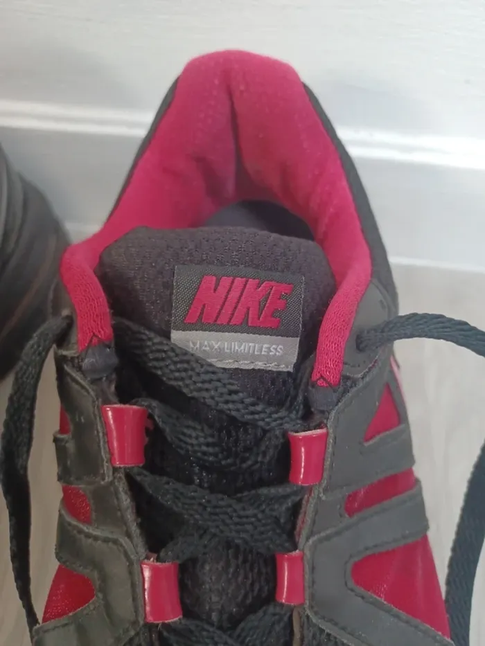 Basket Nike max limitless rouge et noir homme - photo numéro 9