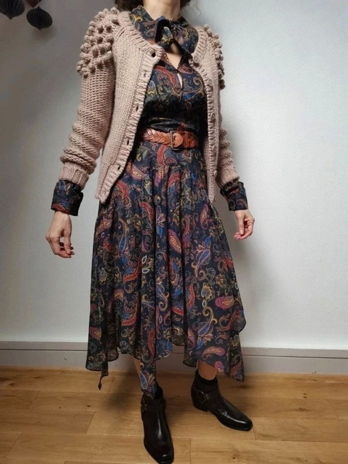 Robe longue MAJE | prix boutique 250€ | taille 3 - photo numéro 2
