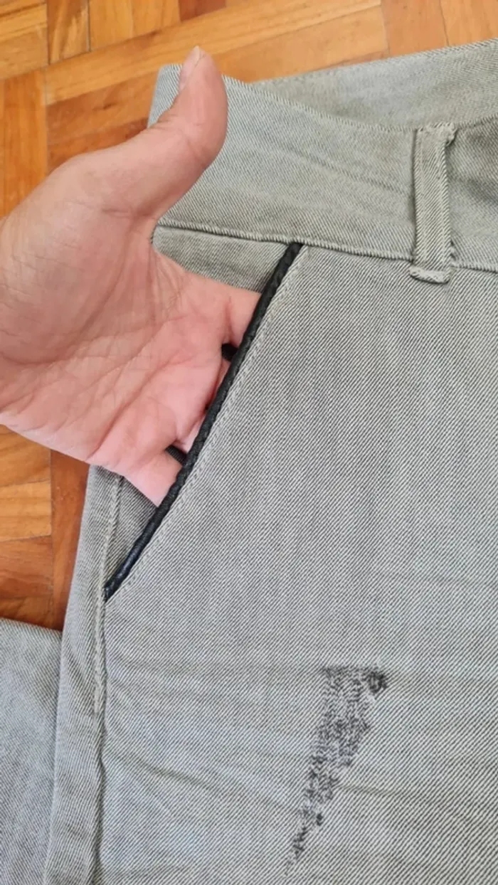 Pantalon femme taille haut On you T40 - photo numéro 5