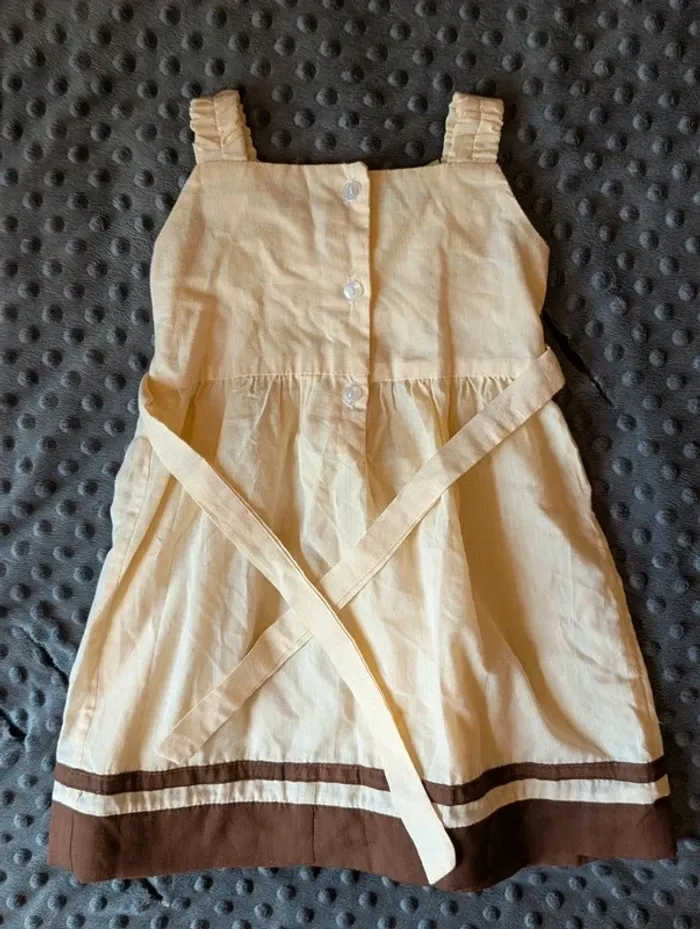 Robe traditionnelle Madagascar bébé 12 mois / 1 an #artisanat #broderie #vintage - photo numéro 6