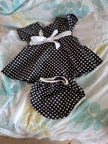 Robe et culotte bloomer 6/12mois