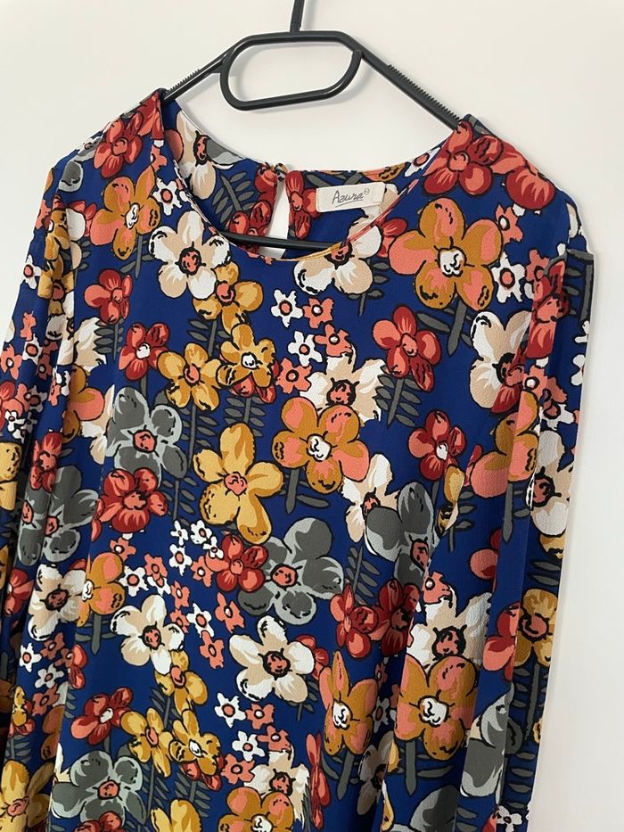 Robe fluide fleurie Azura – Taille S - photo numéro 2