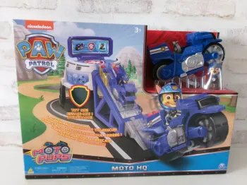 Quartier général - Lanceur pat Patrouille / Paw Patrol - Moto HQ - Chase