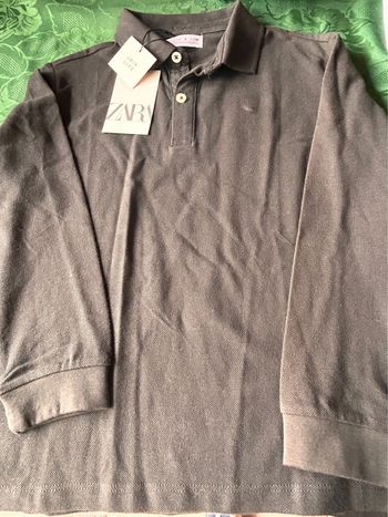 Polo manches longues 8 ans garçon Zara neuf
