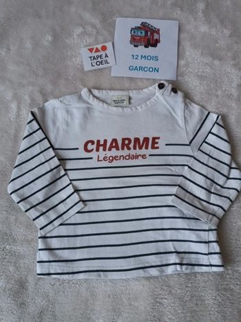 Tshirt 12 mois tape a m oeil