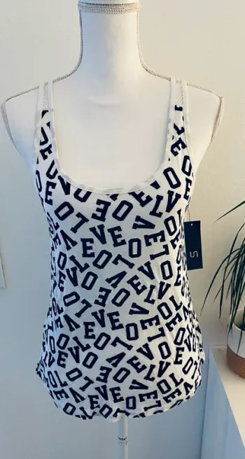 Undiz Top Débardeur Inscription Love Taille S/36