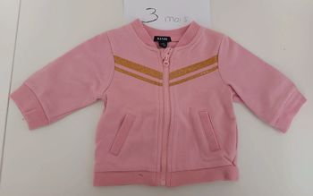 Gilet zippé 3 mois
