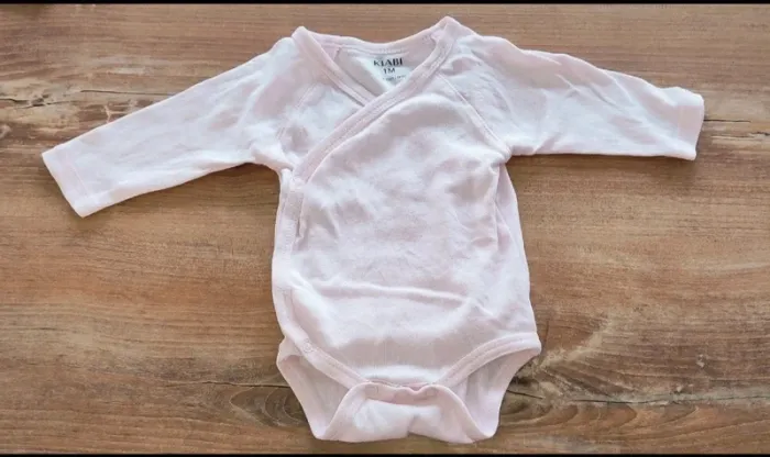 Lot de 3 bodies manches longues, ouverture sur le devant - 1 mois, fille - photo numéro 3