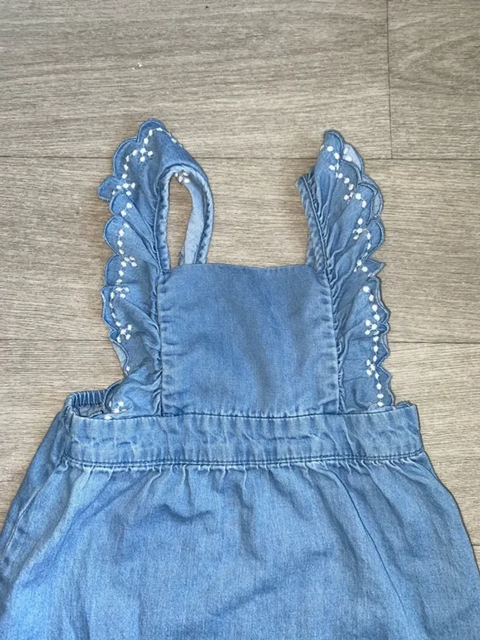 Salopette légère en jean 18mois - photo numéro 2