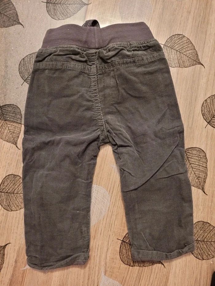 Pantalon velours - gemo 12 mois - photo numéro 2