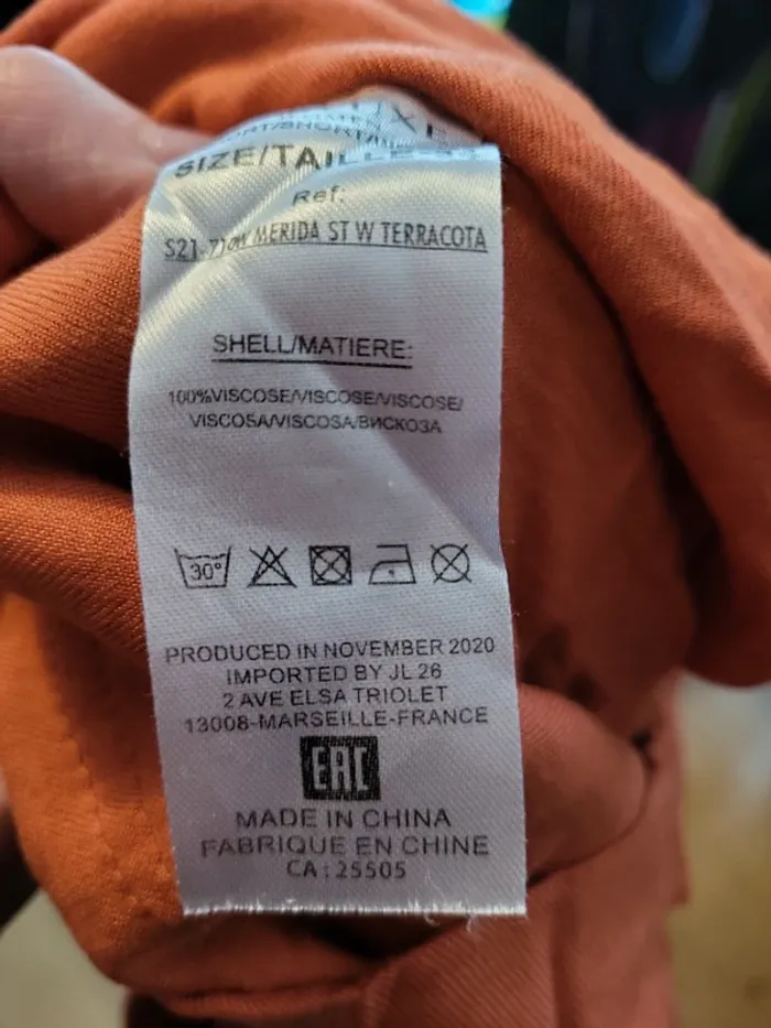 Short viscose orange 34 - photo numéro 6