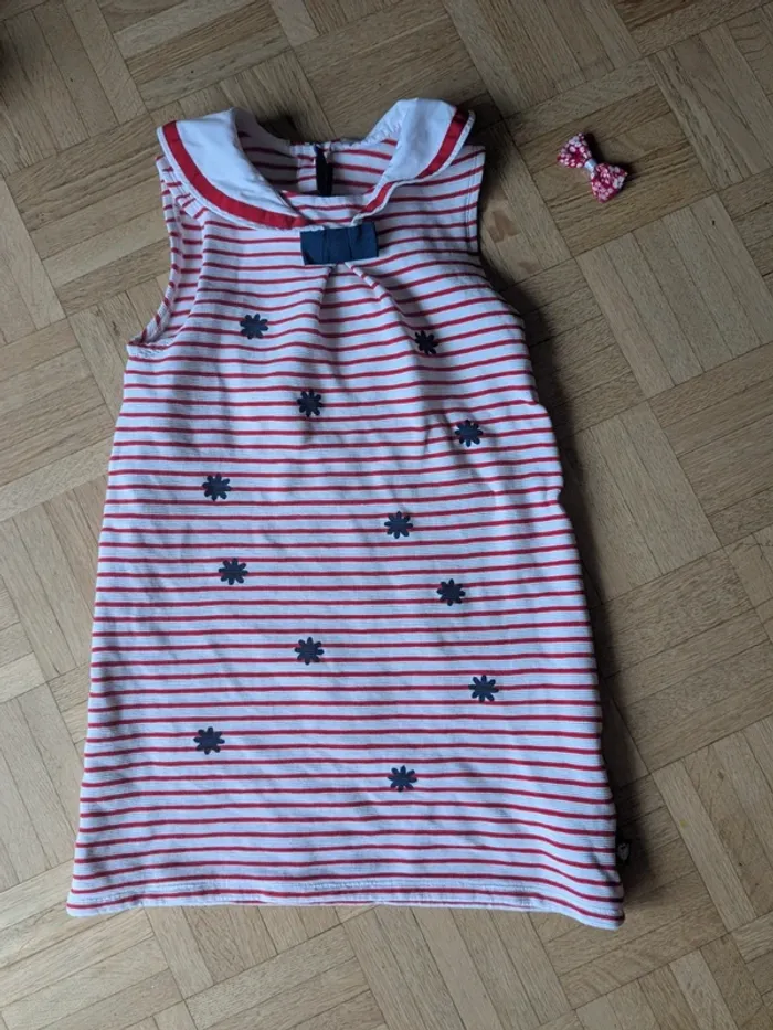 Robe d'été sergent major marinière