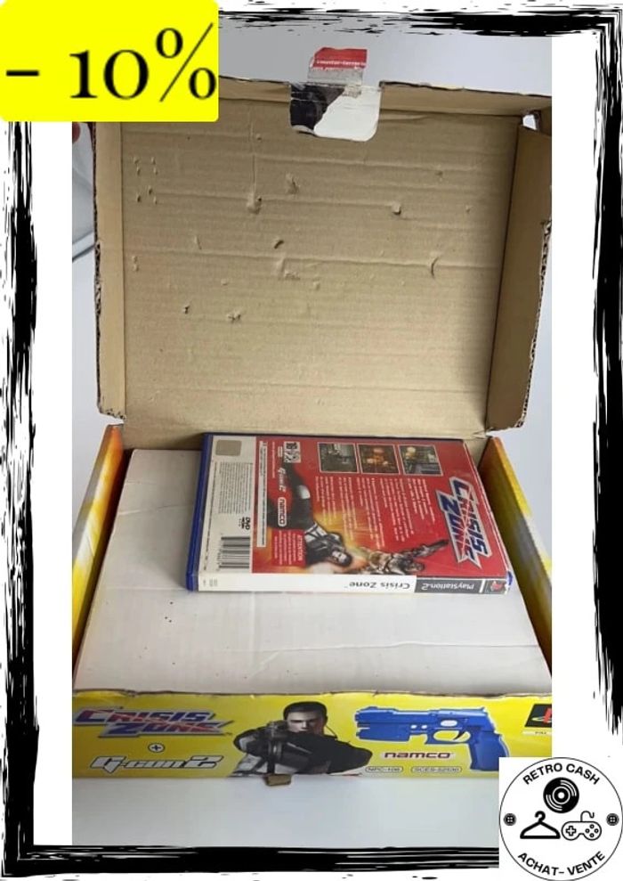 Jeu Sony Playstation 2 PS2 Pack Crisis Zone + G-Con 2 - photo numéro 8