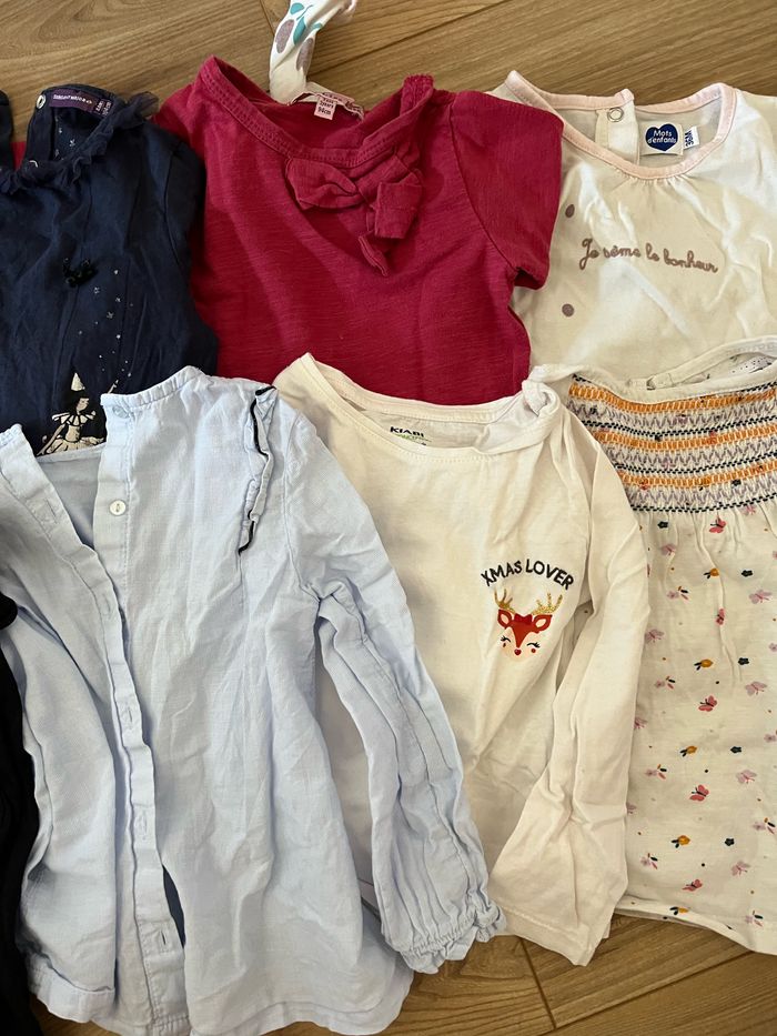 Lot 7 tshirts manches longues 3 ans - photo numéro 3