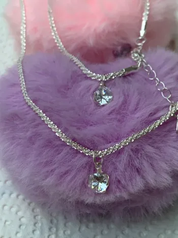 Ensemble de bijoux vintage plaqué argenté 925 🍭🍭
