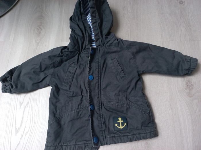 Blouson mi saison Dpam bleu marine 18 mois - photo numéro 2