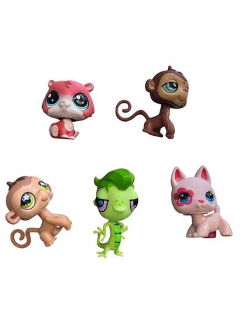 Lot de 5 figurines Littlest PetShop Hasbro
