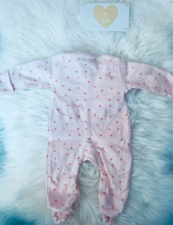3 mois - lot 2 pyjamas ouverture devant - photo numéro 3