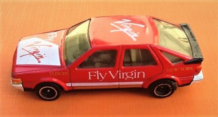 Voiture miniature Saab 9000 Fly Virgin (1985) Corgi - photo numéro 3