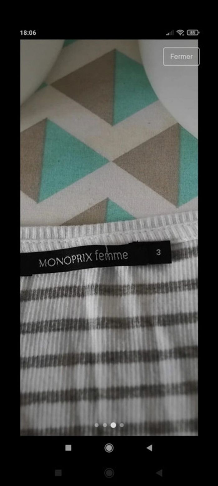 Débardeur rayé - photo numéro 3