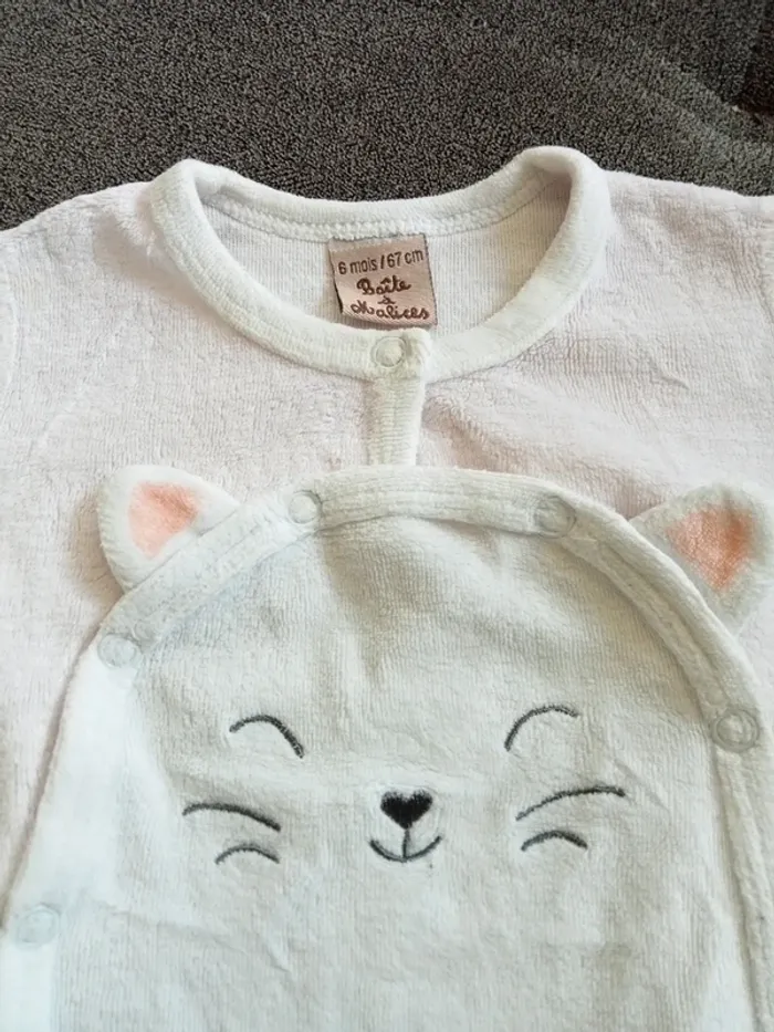 Pyjama fille 6 mois - photo numéro 2