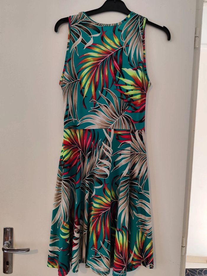 Robe verte à motif taille 40 Morgan - photo numéro 2